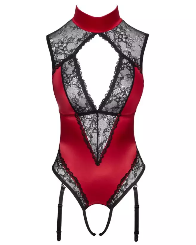 Body Rouge et Noir Cottelli LINGERIE élégant et confortable-7