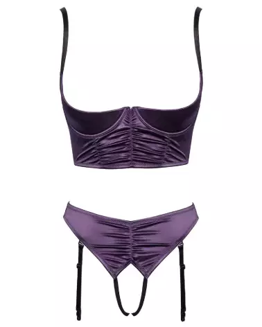 Ensemble de lingerie Cottelli 1/4 Cup Purple, design élégant et séducteur-5