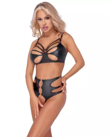 Image de l'ensemble Bra Set Rings de Cottelli Lingerie, lingerie élégante et confortable-3