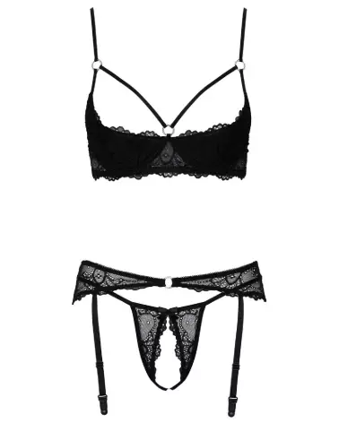 Ensemble de lingerie Cottelli à 3 pièces avec soutien-gorge intégré-7