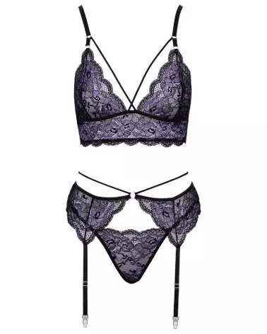 Photo de l'ensemble Bra Suspender Set par Cottelli LINGERIE, lingerie élégante et confortable-7