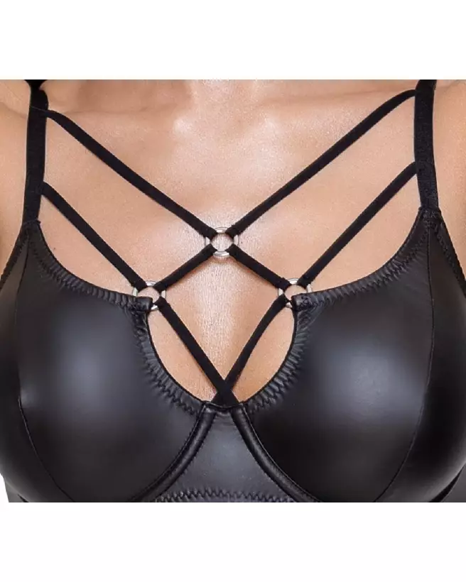 Cottelli Lingerie Bra Set Matte - Ensemble élégant et confortable-5