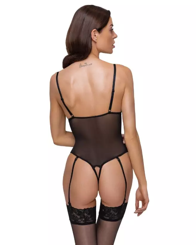 Crotchless Body en dentelle de Cottelli LINGERIE-5