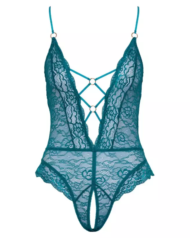 Body Teal Cottelli Lingerie élégant et confortable-6