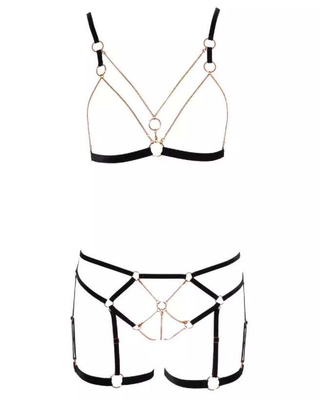 Photo du Bra Set Glamour par Cottelli LINGERIE, ensemble de lingerie élégante et confortable-6