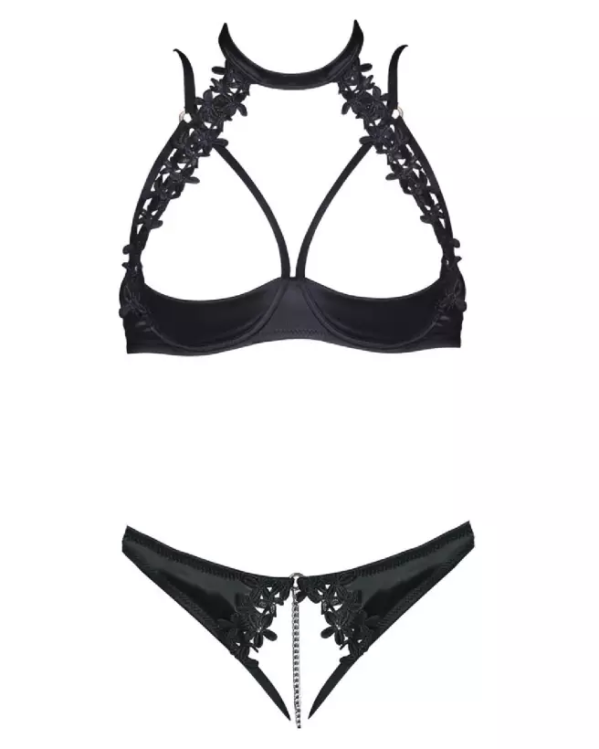 Shelf Bra Embroidery Cottelli Lingerie élégant et confortable avec broderie détaillée-5