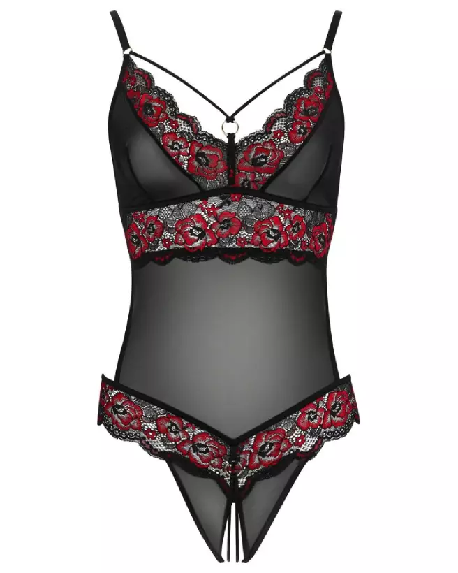 Photo de Body Ouvert Cottelli LINGERIE, lingerie sexy et élégante-5