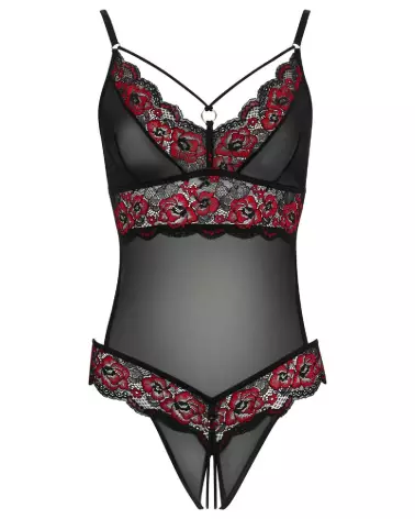 Photo de Body Ouvert Cottelli LINGERIE, lingerie sexy et élégante-5