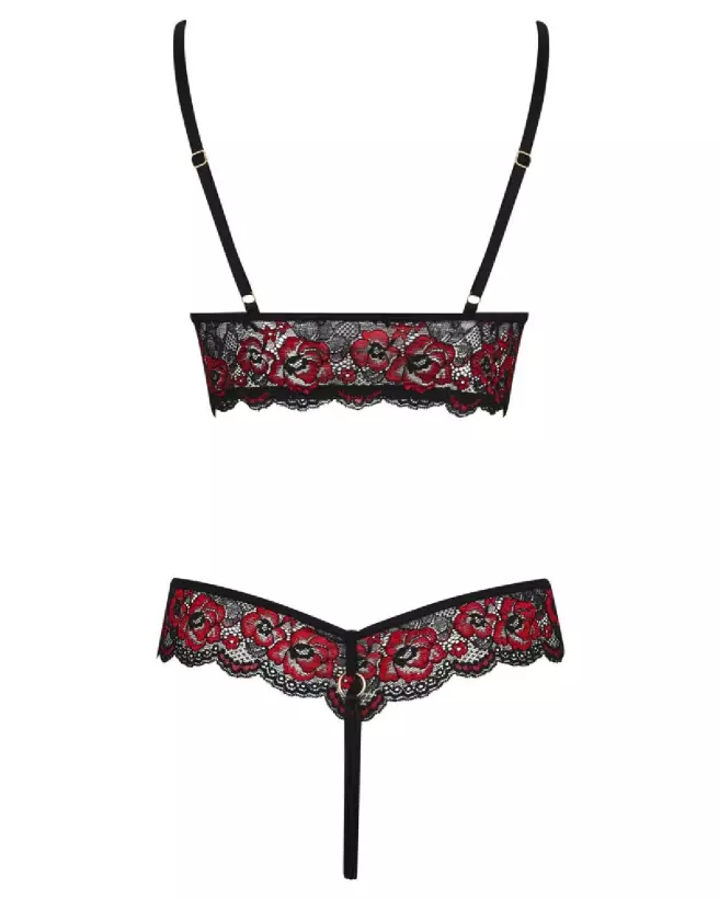 Photo de Body Ouvert Cottelli LINGERIE, lingerie sexy et élégante-6