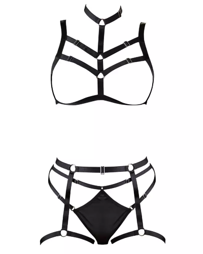 Image de l'ensemble Bondage Set S-L de Cottelli LINGERIE, lingerie érotique et sophistiquée-7