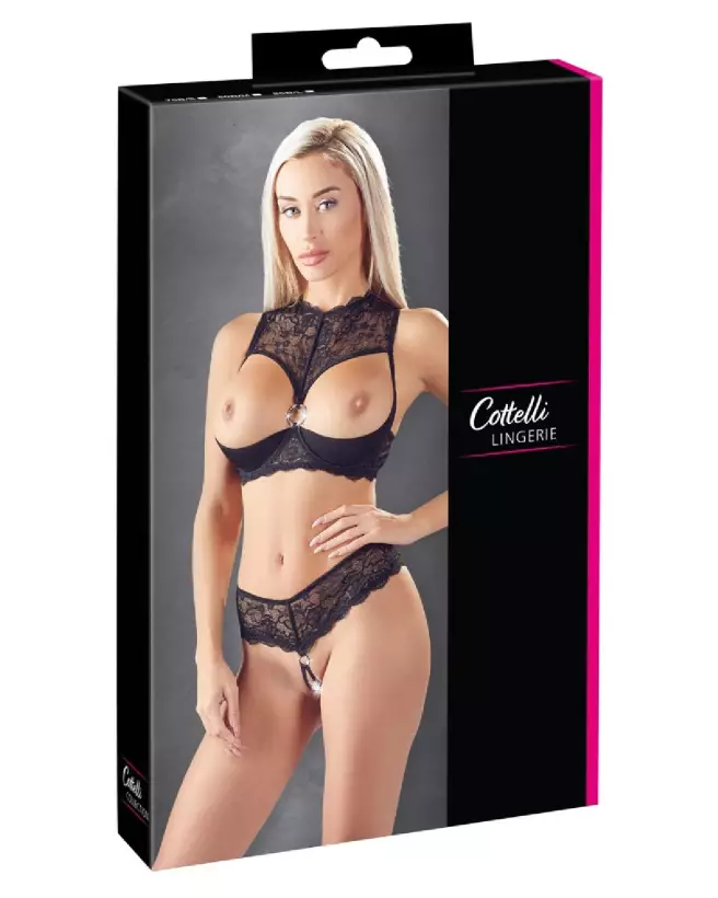 Photo de l'ensemble Shelf Bra Set par Cottelli LINGERIE, élégant et confortable-1