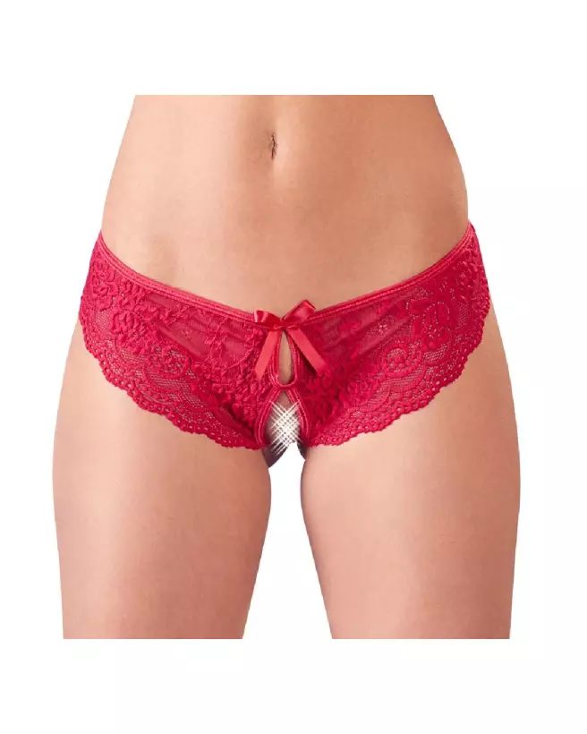 Lace Briefs Crotchless de Cottelli LINGERIE en dentelle fine-2