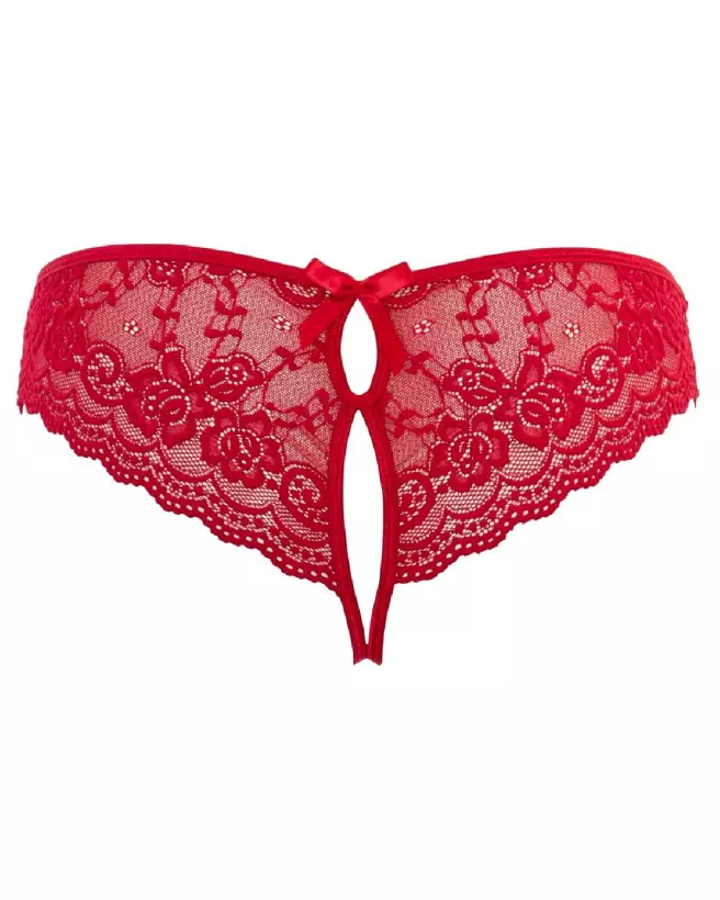 Lace Briefs Crotchless de Cottelli LINGERIE en dentelle fine-6