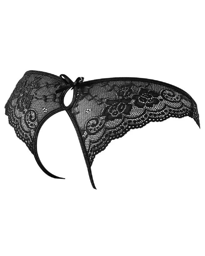 Crotchless Lace Briefs de Cottelli Lingerie en dentelle sexy-5