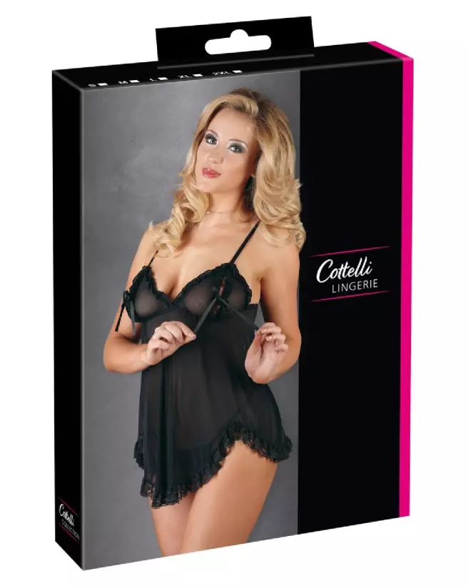 Nuisette Babydoll Ruffles Cottelli LINGERIE élégante et sensuelle-1