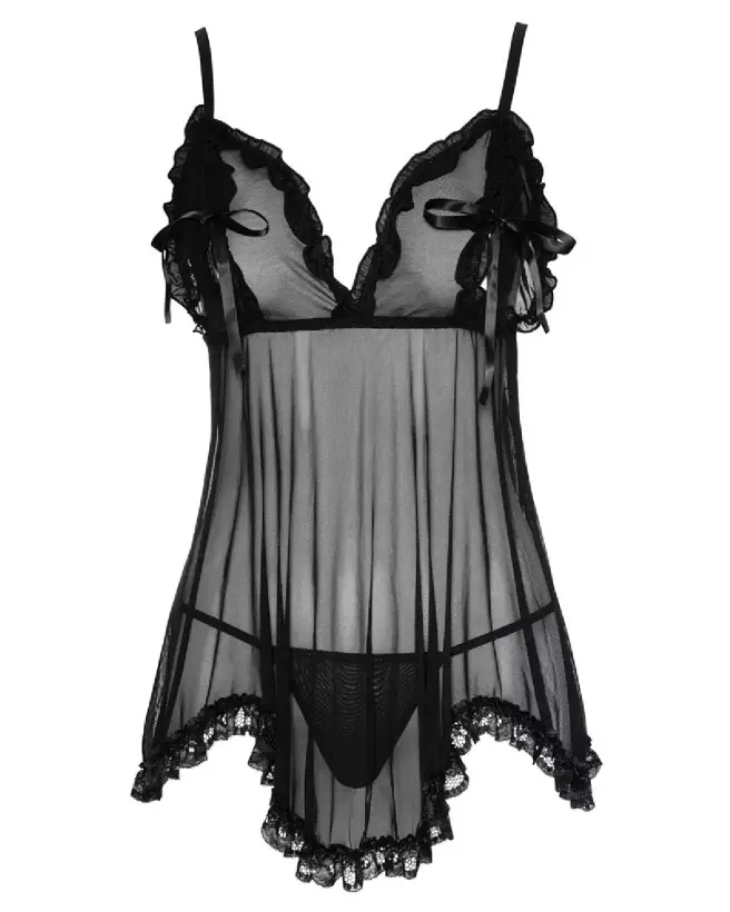 Nuisette Babydoll Ruffles Cottelli LINGERIE élégante et sensuelle-5