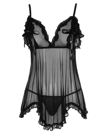 Nuisette Babydoll Ruffles Cottelli LINGERIE élégante et sensuelle-5