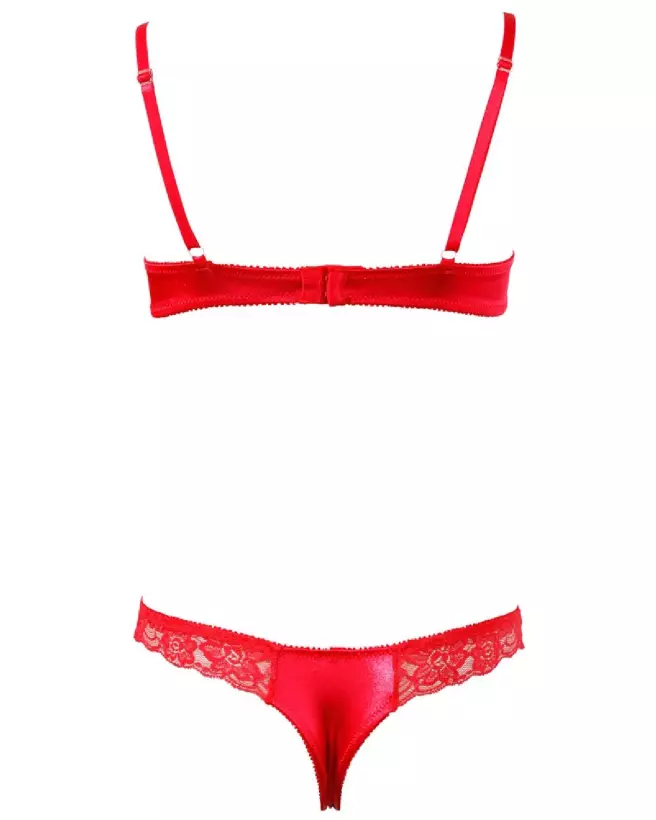 Ensemble de lingerie Cottelli Half-Cup Bra Set, élégant et sensuel-5