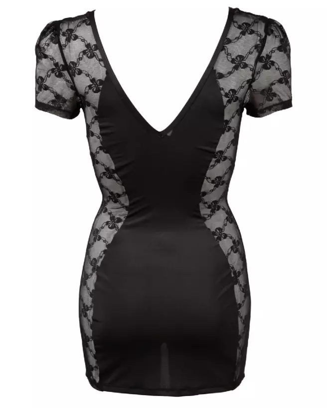 Robe sexy Cottelli PARTY avec fermeture éclair avant pour un look élégant et séduisant-6