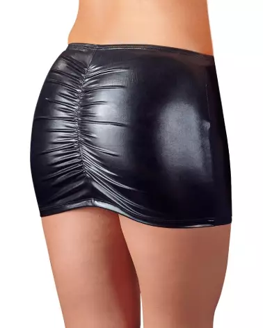 Mini skirt noire Cottelli PARTY, jupe fetish élégante pour soirée-2