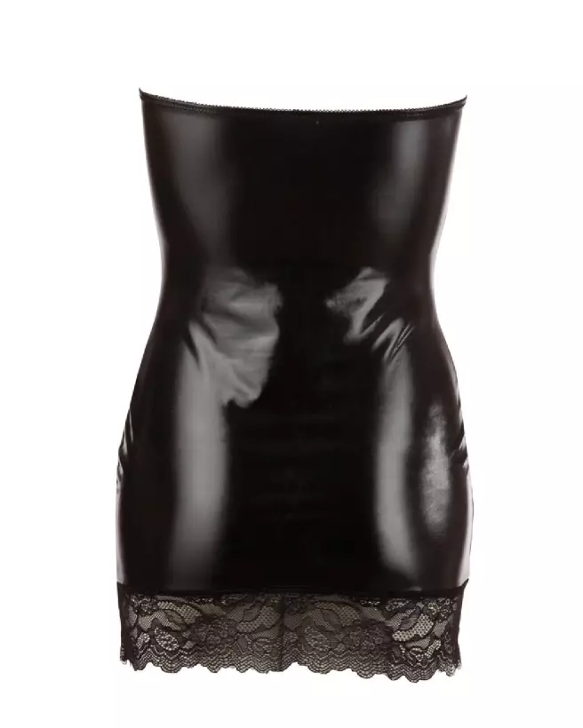 Robe Halterneck noire Cottelli PARTY élégante pour soirées fetish-7