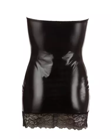 Robe Halterneck noire Cottelli PARTY élégante pour soirées fetish-7