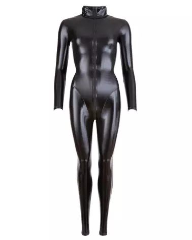 Jumpsuit à manches longues Cottelli PARTY en style fetish élégant-6