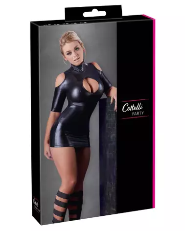 Robe Cold Shoulder Cottelli PARTY élégante pour soirées fetish-1