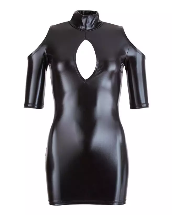 Robe Cold Shoulder Cottelli PARTY élégante pour soirées fetish-4