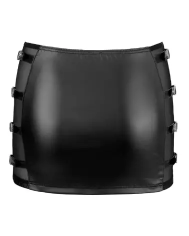 Mini Skirt Buckles Cottelli PARTY en cuir avec boucles ajustables, style fetish élégant-6