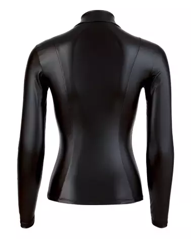Long Sleeve Top Zip Cottelli PARTY en tenue fetish élégante-6