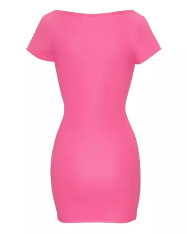 Robe Hot Pink Cottelli PARTY élégante et séduisante pour soirées-7