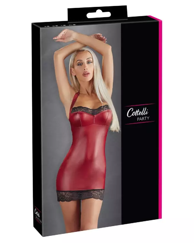 Robe Halterneck sexy de Cottelli PARTY en tenue de soirée élégante-1