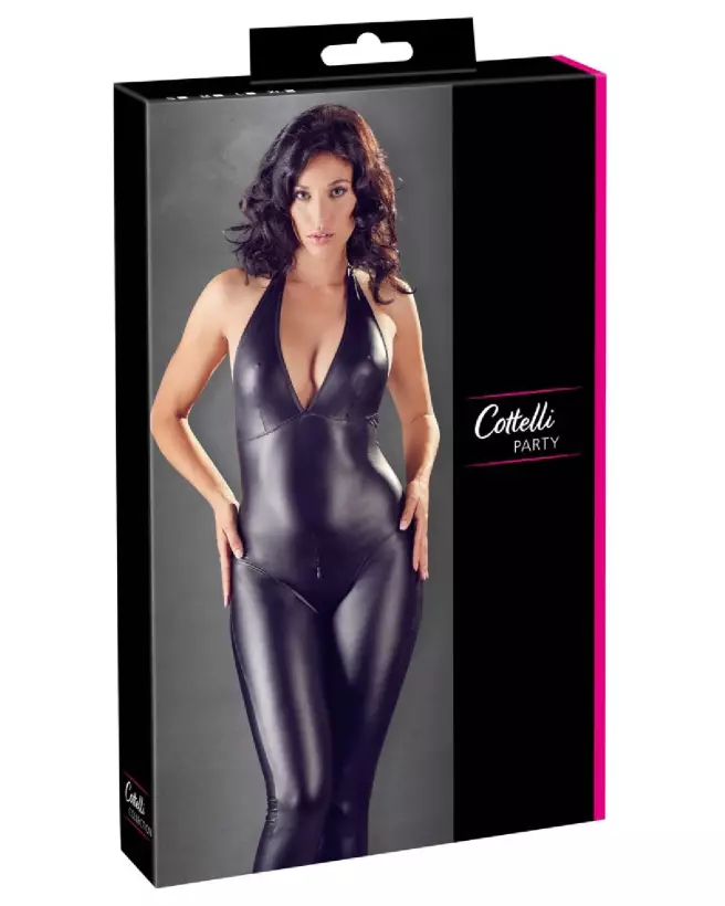 Jumpsuit Matte PVC Cottelli Party pour soirées fetish chic-1