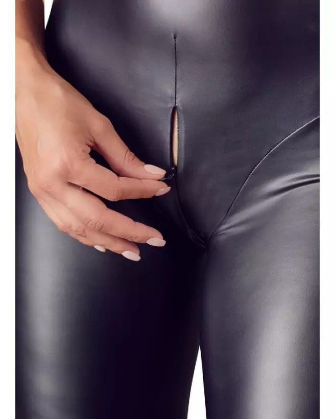 Jumpsuit Matte PVC Cottelli Party pour soirées fetish chic-6