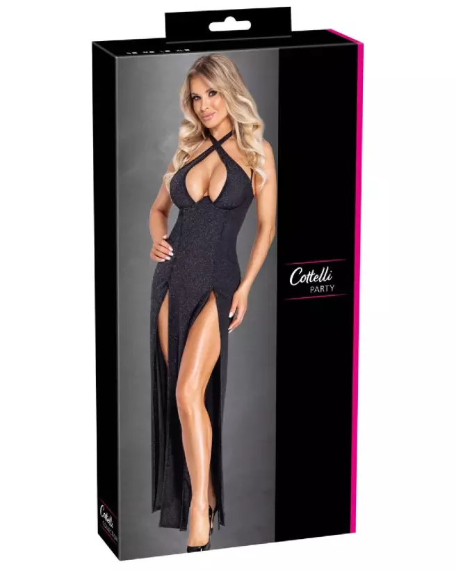 Robe longue sexy Cottelli PARTY élégante pour soirée-1