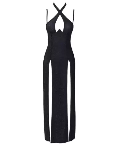 Robe longue sexy Cottelli PARTY élégante pour soirée-5