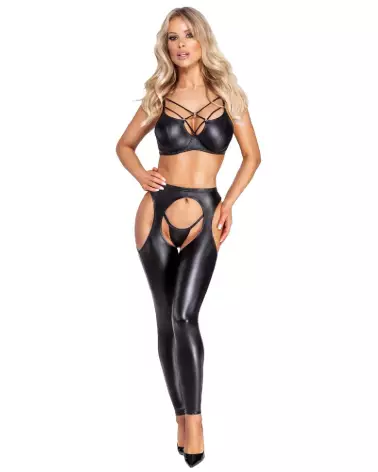 Image du produit Chaps and String Cottelli PARTY, combinaison fetish élégante et séduisante-3