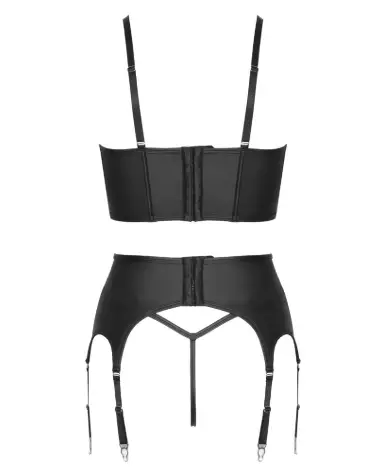 Top Set Rhinestone Zip Cottelli PARTY en ensemble de lingerie élégant-7