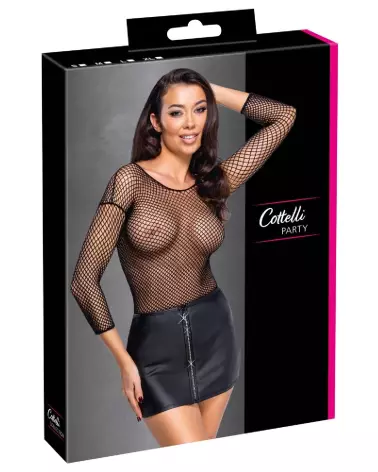 Jupe Rhinestone Zip Cottelli PARTY élégante avec strass et fermeture éclair-1