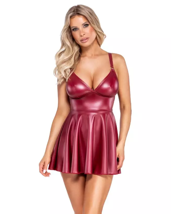 Image de robe rouge Cottelli PARTY élégante pour soirées festives-2
