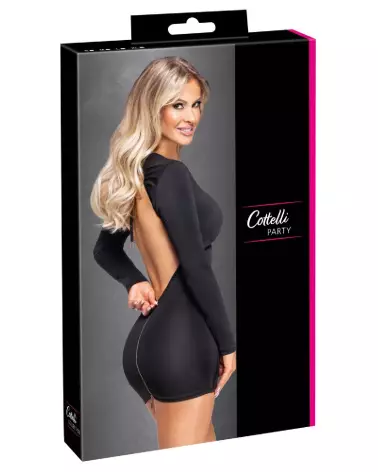 Robe dos nu sexy Cottelli PARTY en tenue de soirée élégante-1