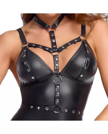 Jumpsuit Harness élégant de Cottelli PARTY pour soirées fetish-5
