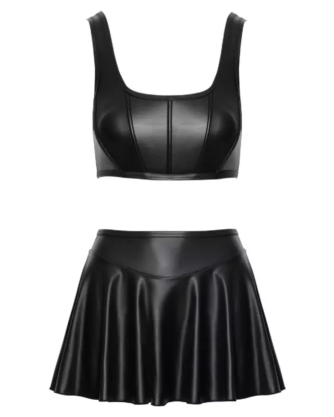 Image de l'ensemble Top et Jupe Fetish Cottelli PARTY, tenue élégante et provocante-5