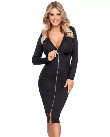 Robe sexy Dress Zip Cottelli PARTY élégante pour soirée-2