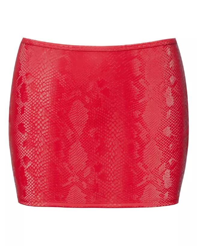 Mini Skirt Rouge Cottelli PARTY, jupe élégante et sexy pour soirée-5