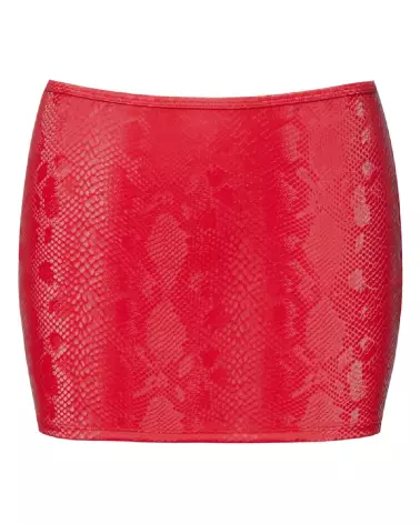 Mini Skirt Rouge Cottelli PARTY, jupe élégante et sexy pour soirée-5