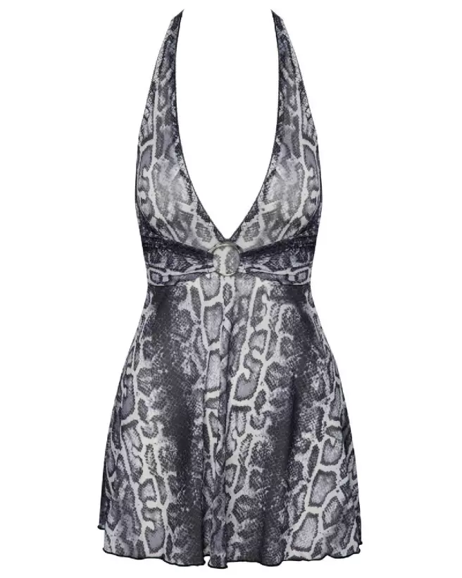 Robe Snake Dress sexy de Cottelli PARTY avec motif serpent pour soirée élégante-6