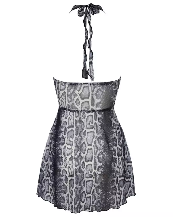 Robe Snake Dress sexy de Cottelli PARTY avec motif serpent pour soirée élégante-7