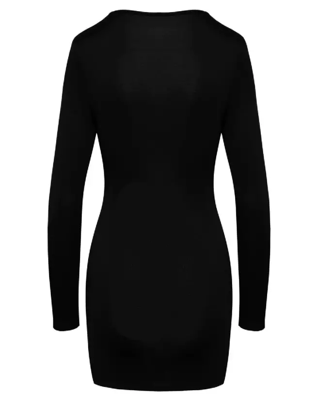 Robe sexy noire Mini Dress de Cottelli PARTY, style élégant et séduisant-6